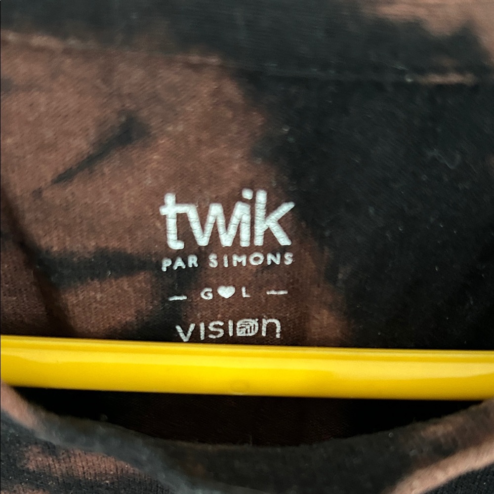 Twik Black and Brown Tie-Dye Maxi Dress - Picture 3 of 5